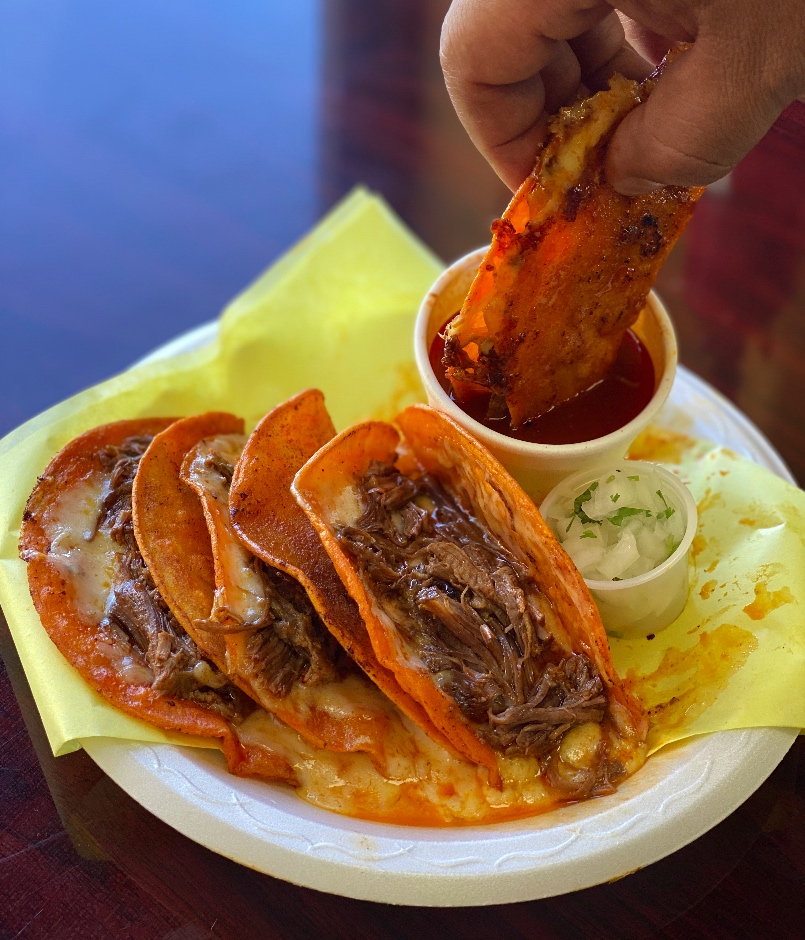 3 QUESO BIRRIA TACOS